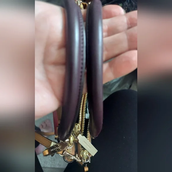 COACH Borough Retro Two-Tone Leather Handbag - Picture 6 of 8